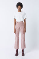 Pantalon Selva velours VERT TILLEUL