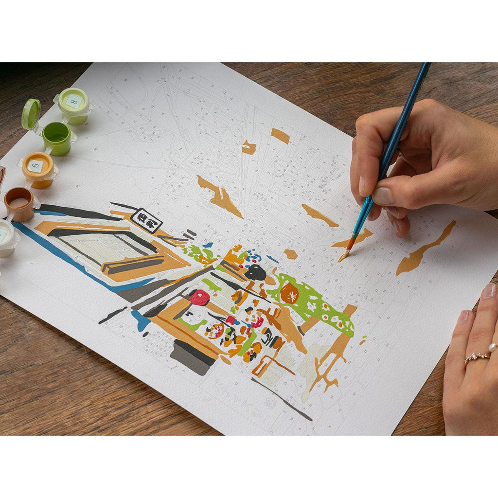 Paint By Number Box - Small Kyoto Brush By La Petite Epicerie