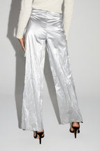 Pantalon Cargo Nolan Mercurio Silver Fabriqué En Italie
