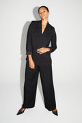 Pantalon Astrid Noir Eclat Fabriqué En Italie