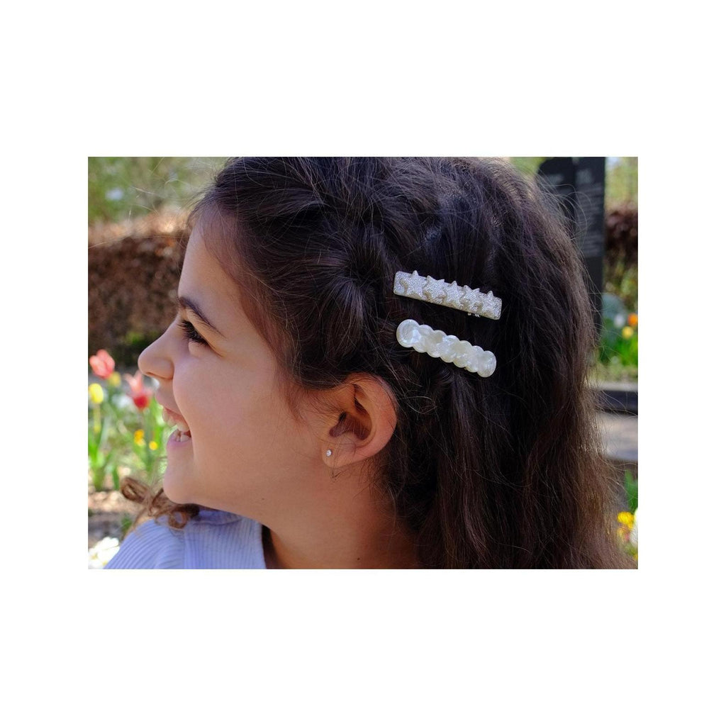 Hair Barrette - Champagne Star