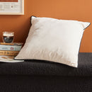 Coussin - Moka - Blanc