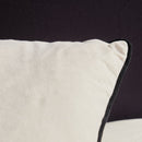 Coussin - Moka - Blanc