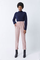 Pantalon Prince Velours ROSE BOISE