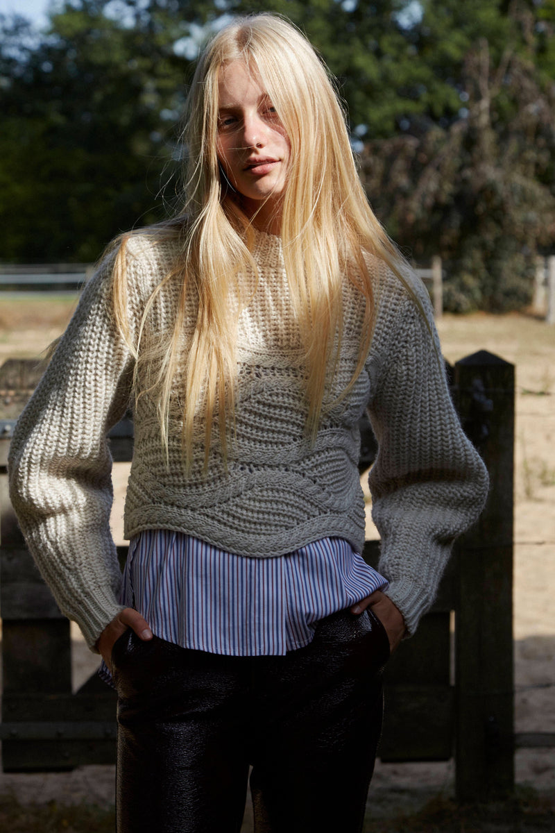 Pull Best Tresse  ECRU FLAMME