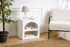 Lorin - Bedside Table - White
