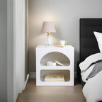 Lorin - Bedside Table - White