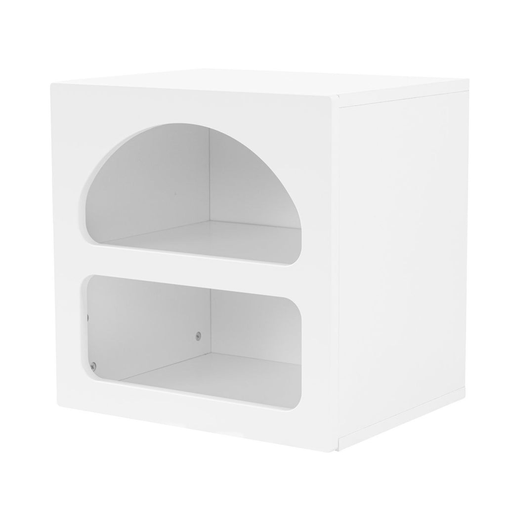Lorin - Bedside Table - White