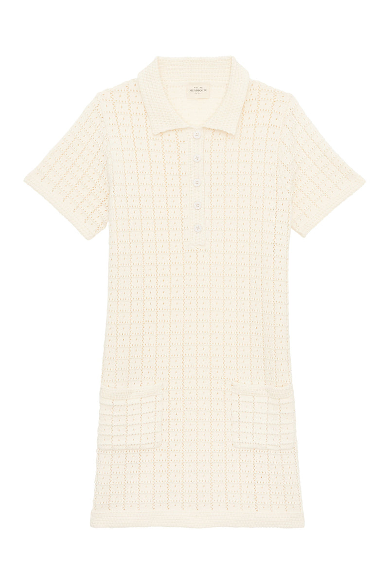 Robe En Maille Roux - Ecru