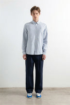 Chemise Duck Striped Light Blue