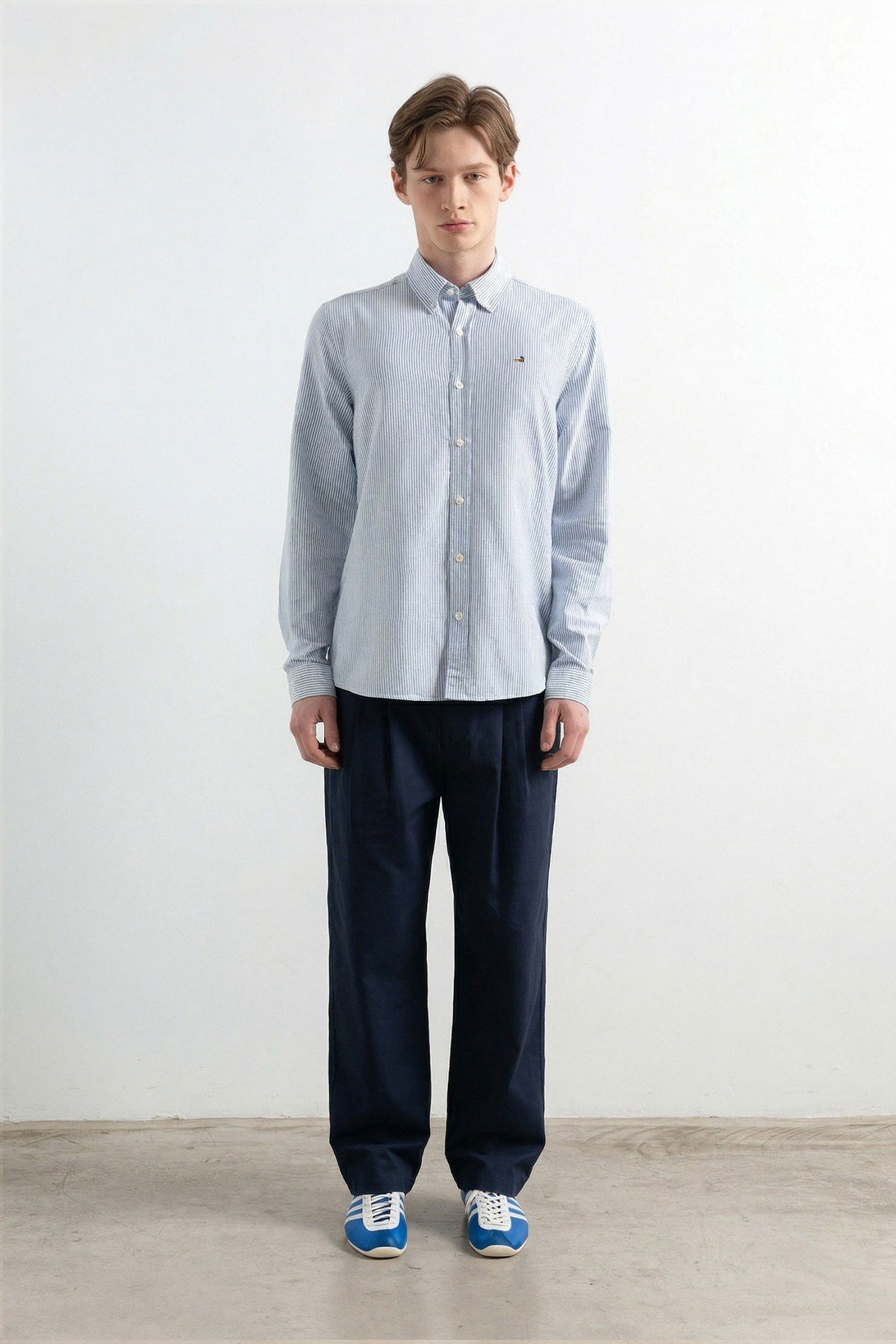 Chemise Duck Striped Light Blue