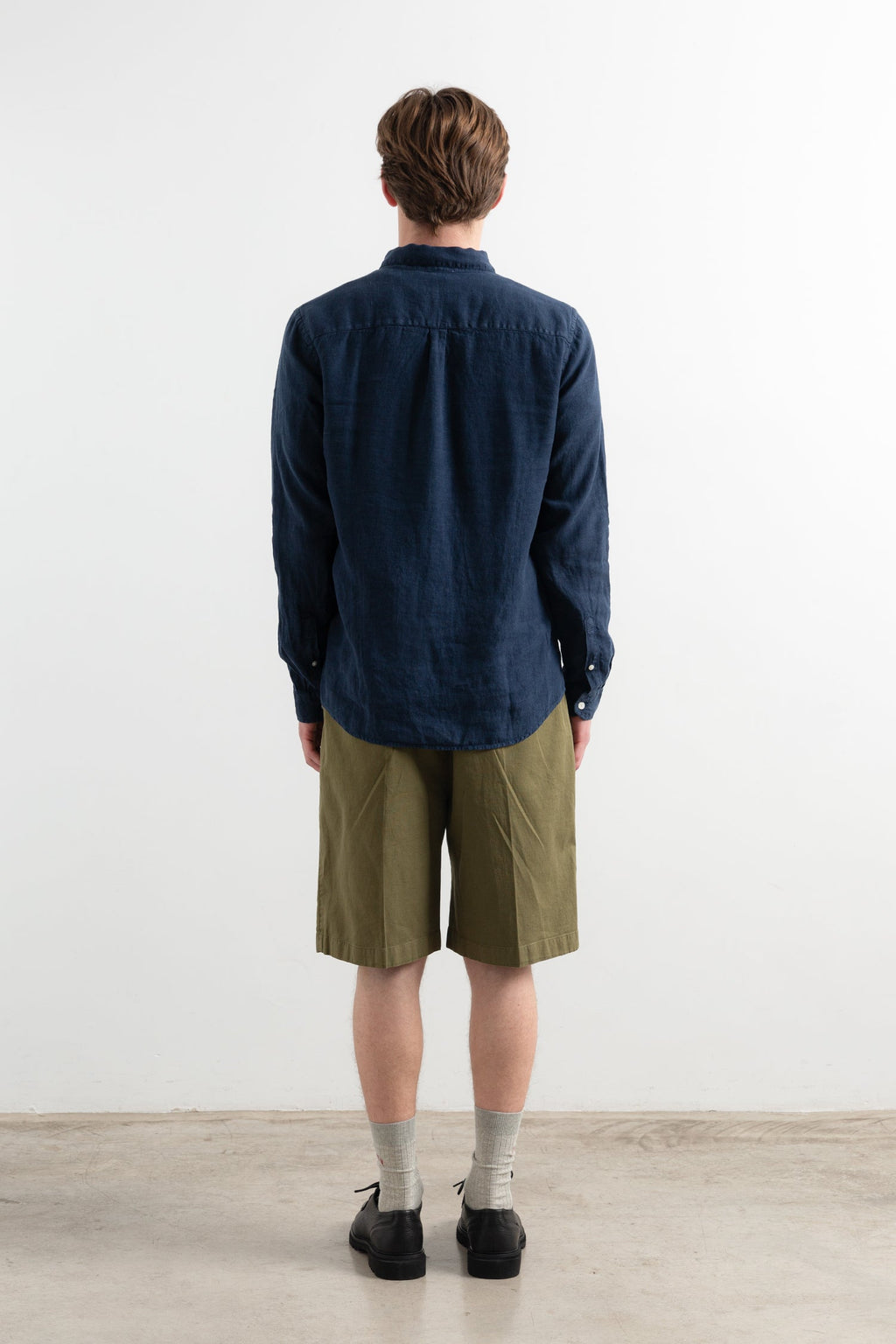 Chemise Linen Navy