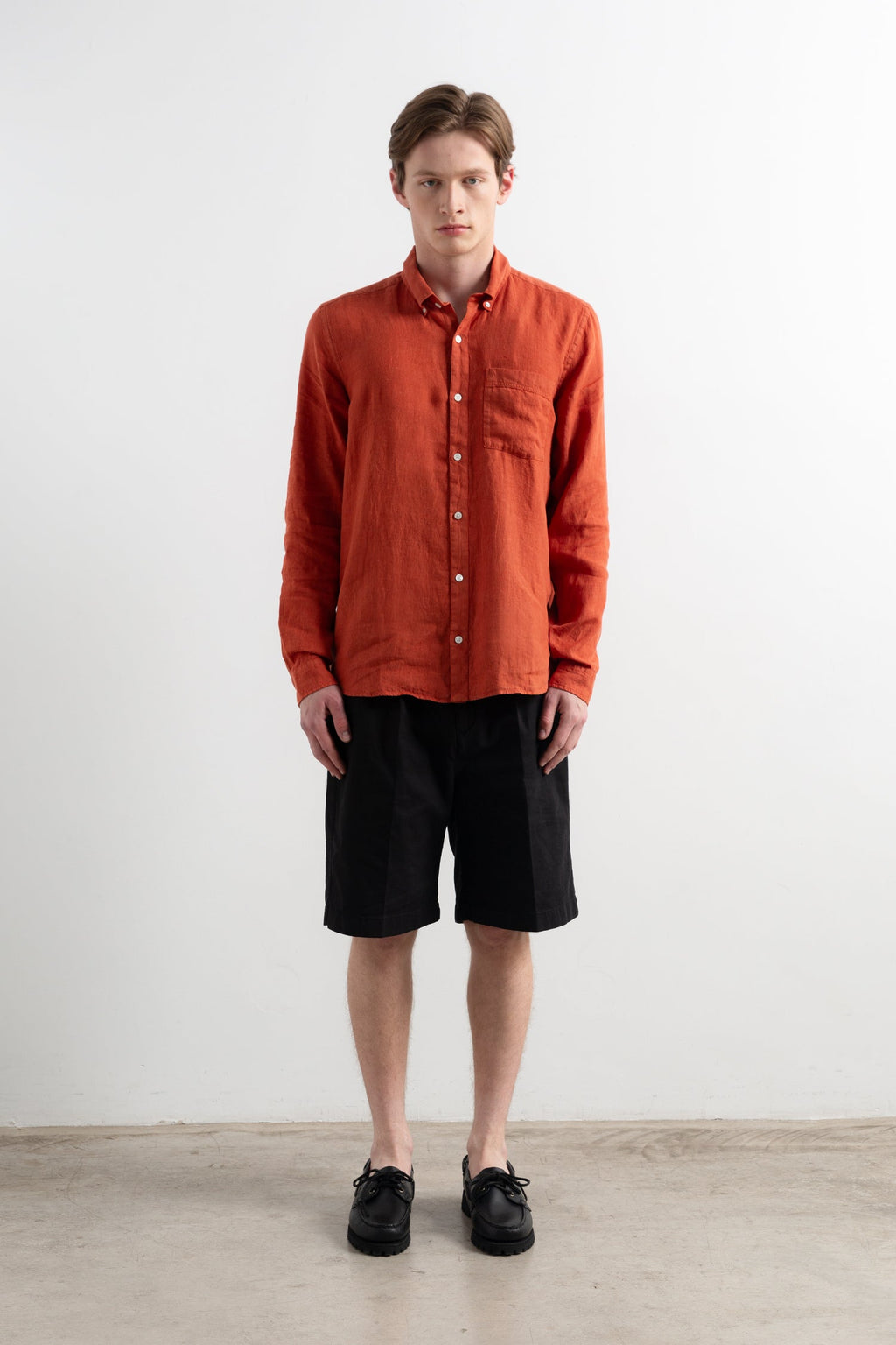 Chemise Linen Brick