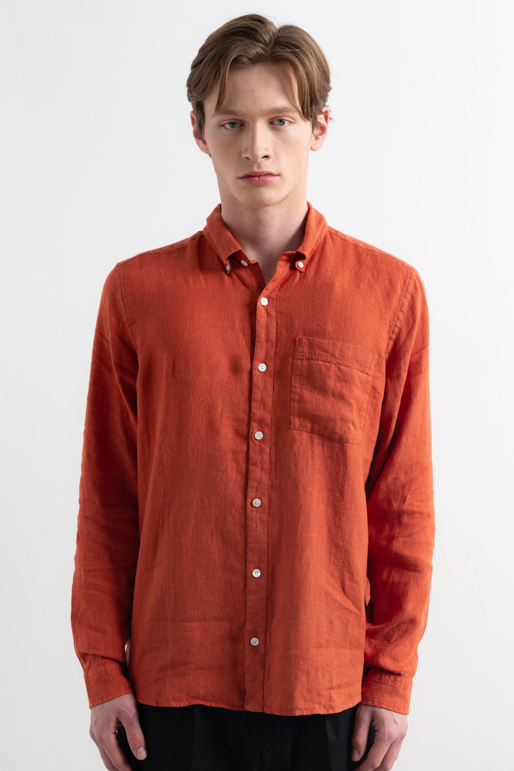 Chemise Linen Brick