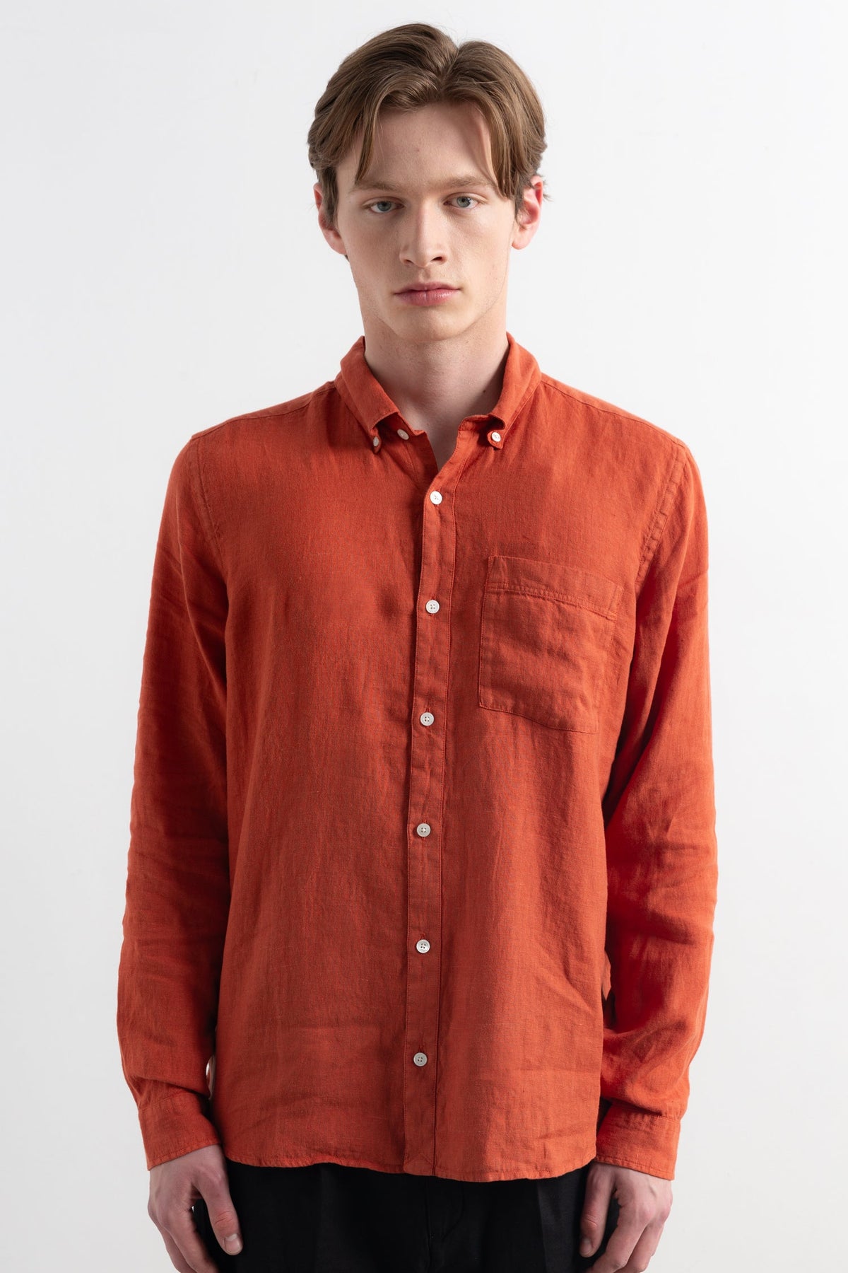 Chemise Linen Brick