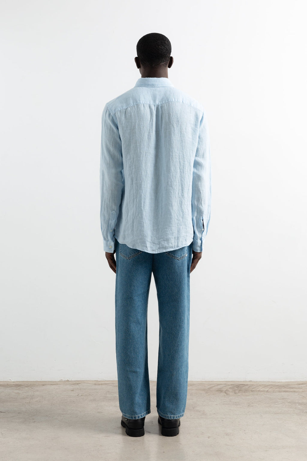 Chemise Linen Light Blue