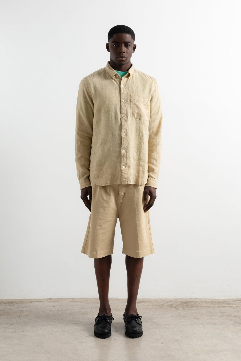 Chemise Linen Tan
