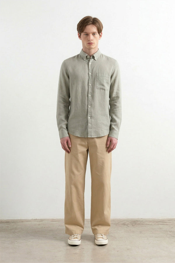 Camicia Linen Taupe
