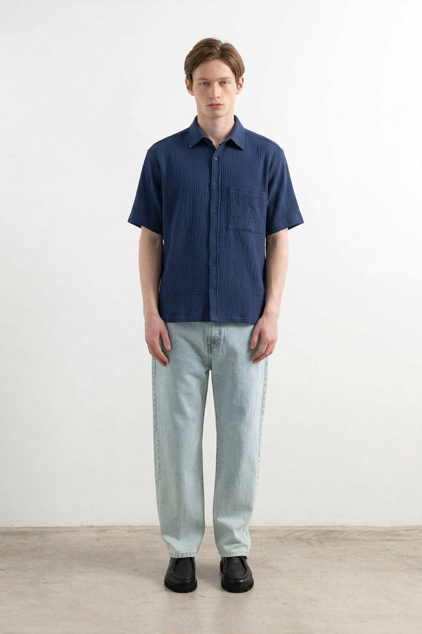 Hemd Tumbler Dk Blue
