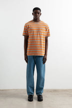 T-Shirt Flame Stripes Brown