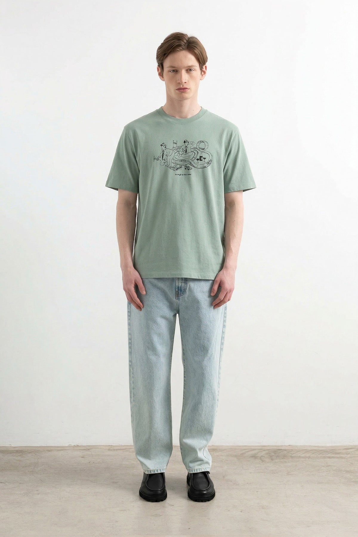 T-Shirt Scalextric Sage Green