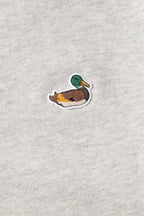 Sweatshirt Duck Patch Grey Melange