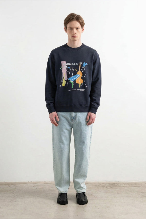 Felpa Cassette Navy