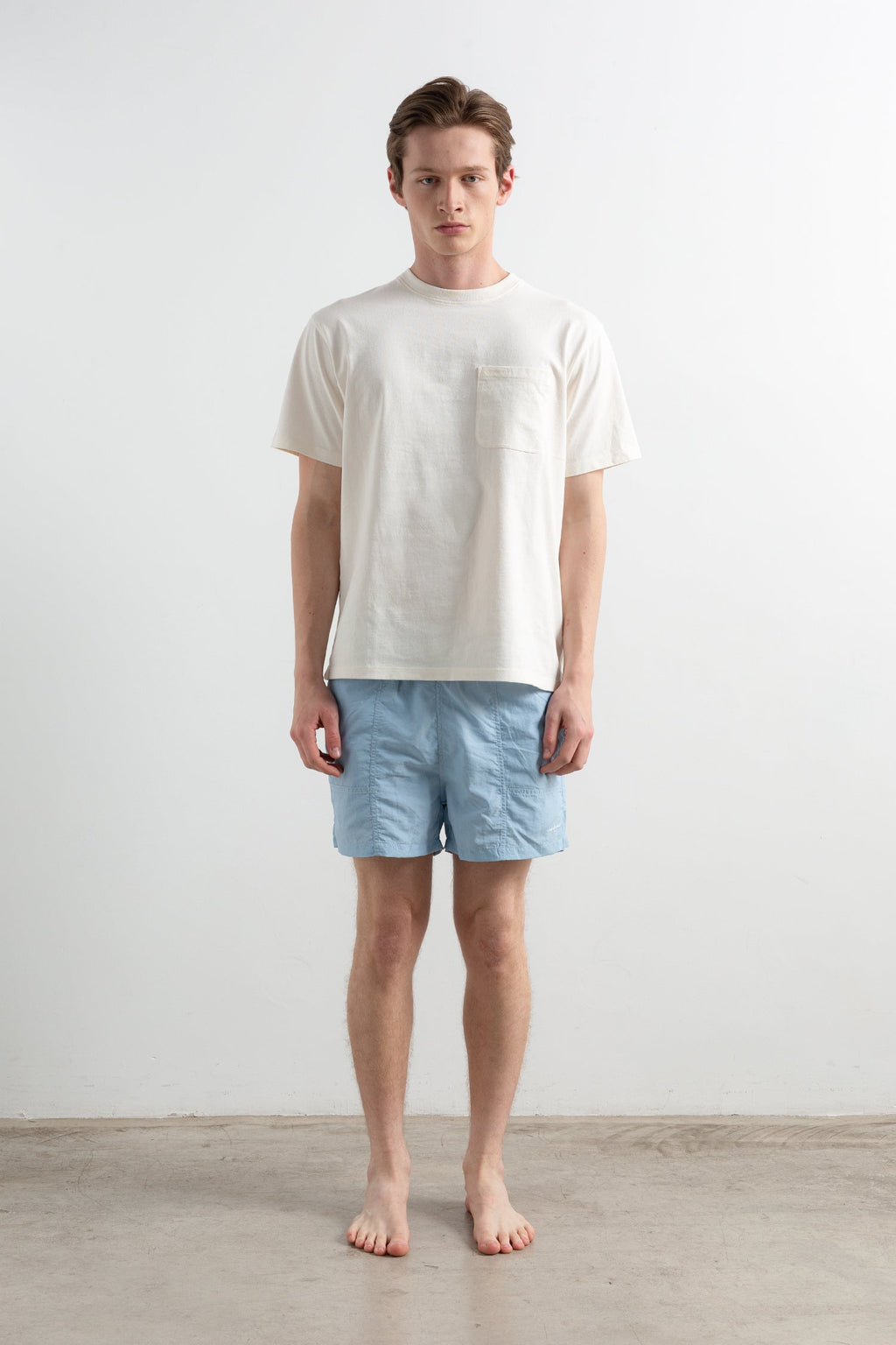 Maillot De Bain Mini Logo Light Blue