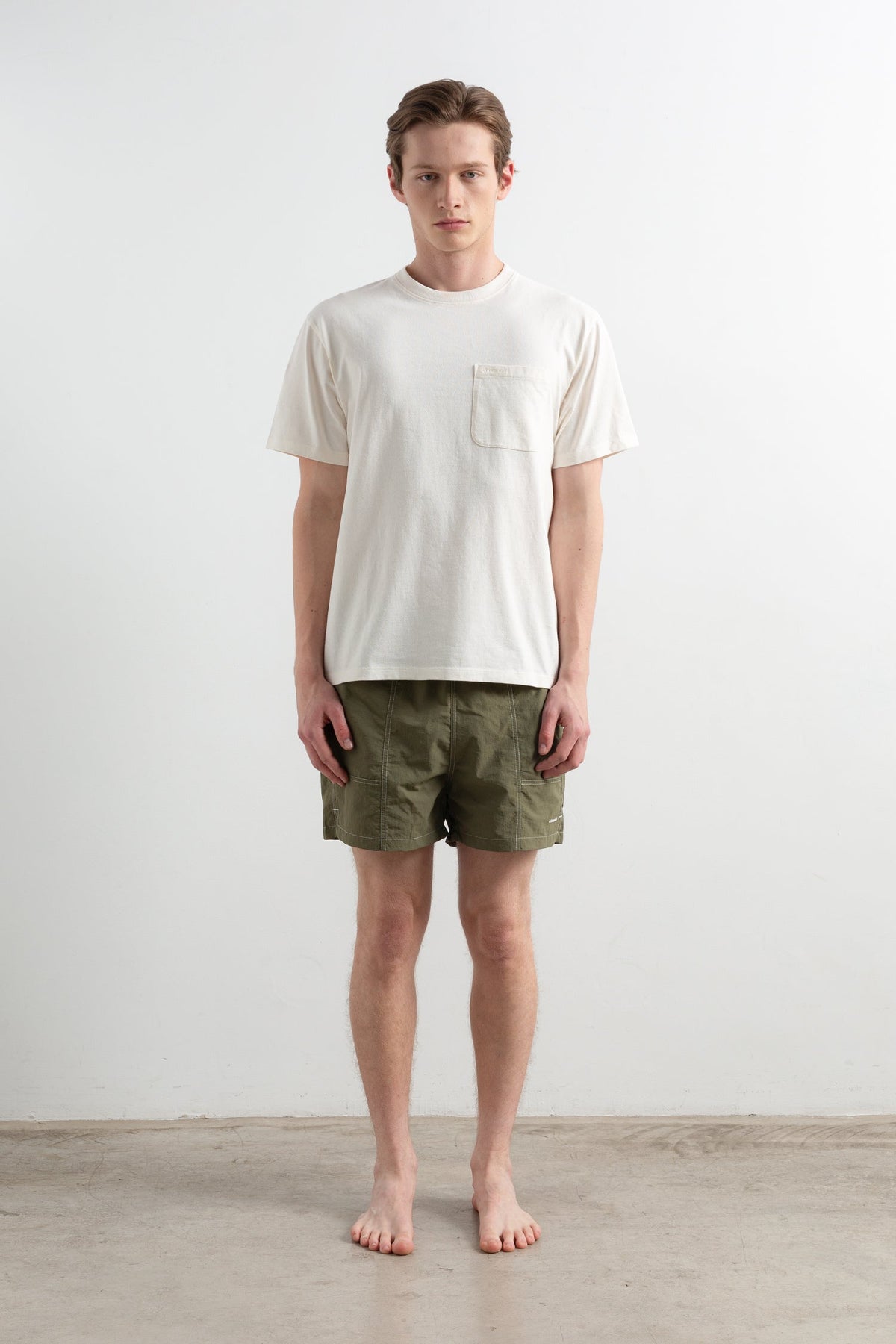 Kąpielówki Mini Logo Khaki
