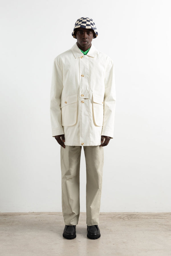 Jacke Double Placket Off White