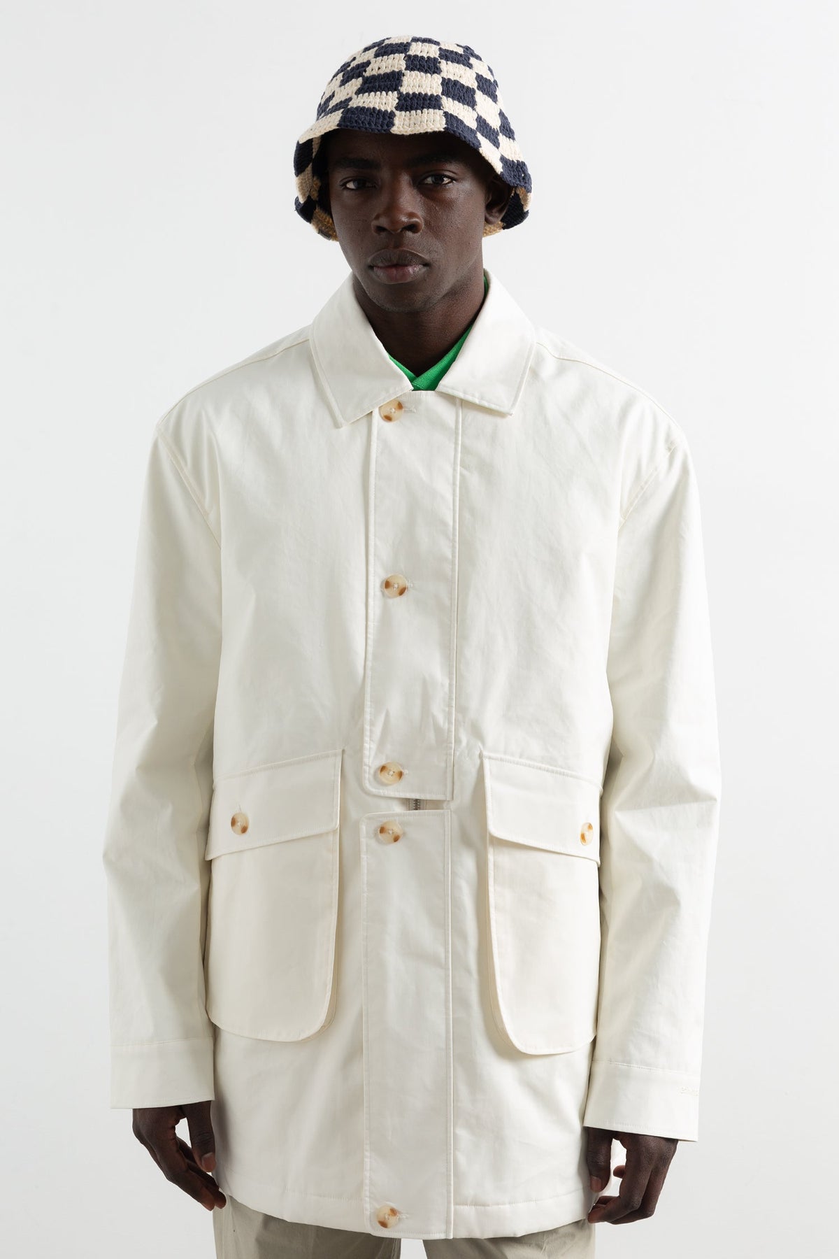 Veste Double Placket Off White