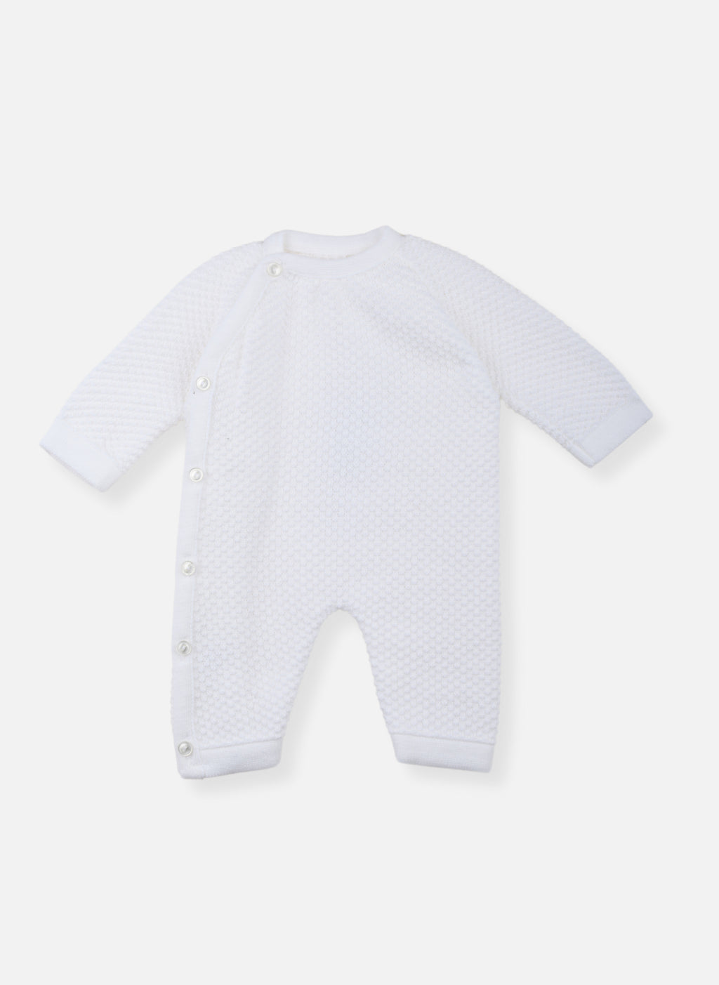 Robes Et Combinaisons Combinaison Bébé Nid D'Abeille - Blanc