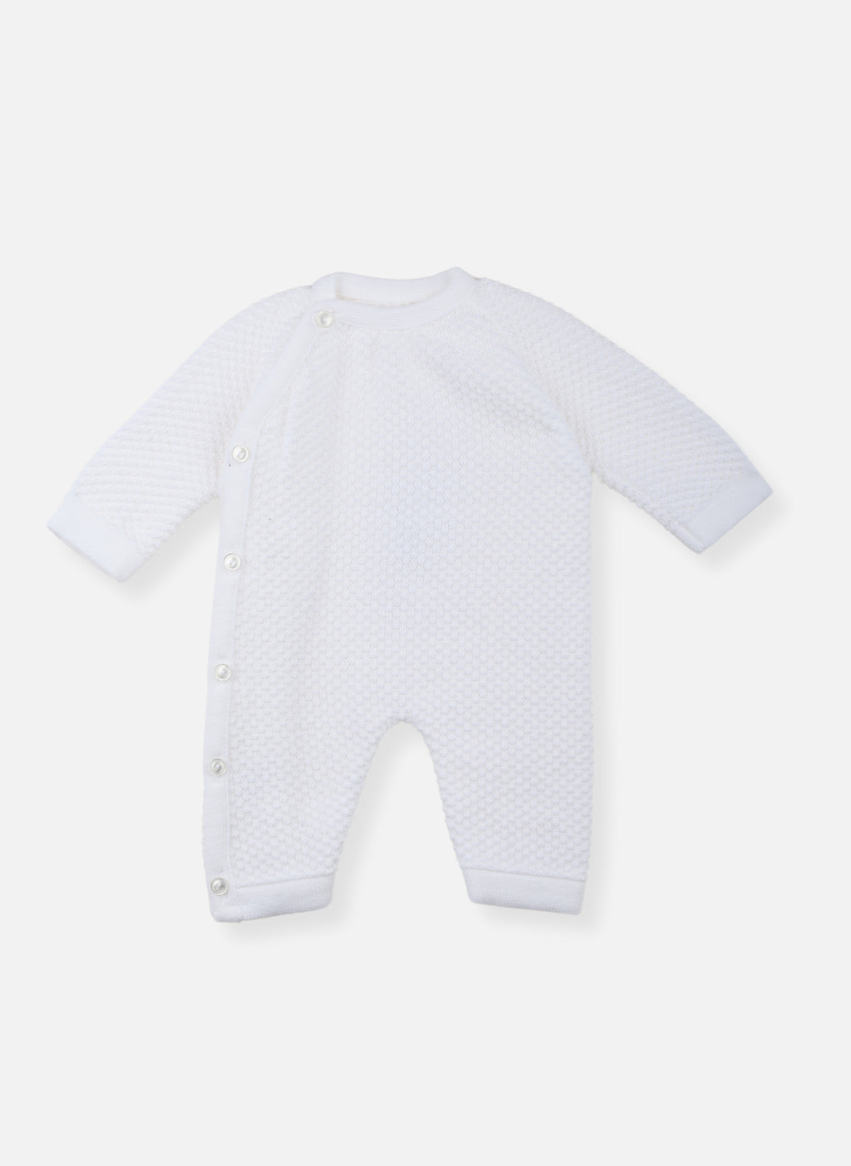 Robes Et Combinaisons Combinaison Bébé Nid D'Abeille - Blanc
