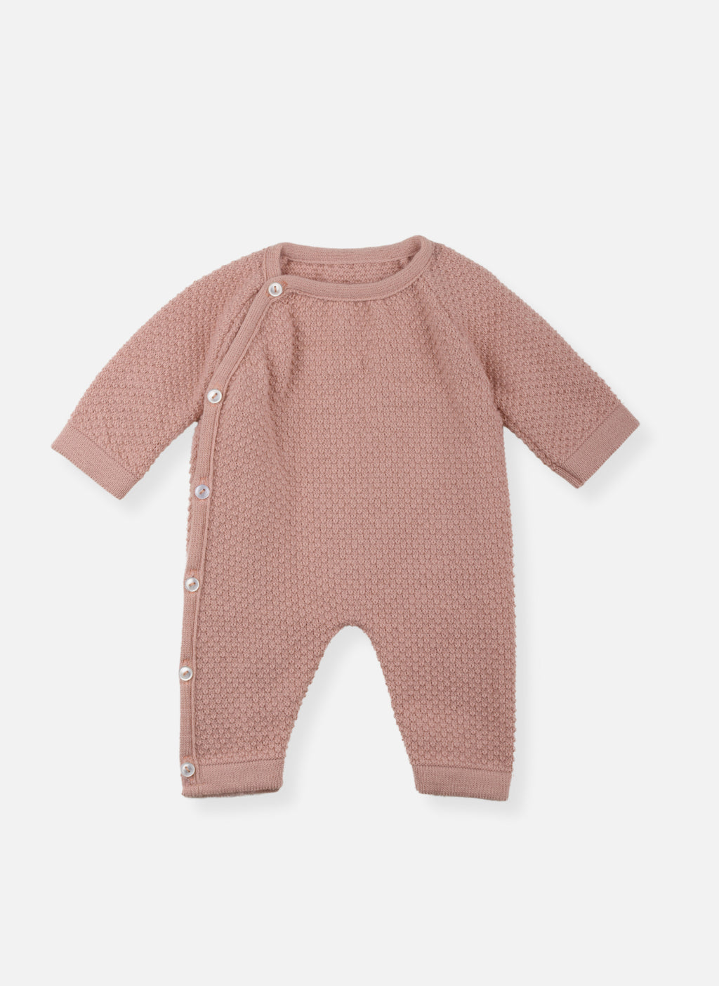 Combinaison Nid D'Abeille - Rose Misty
