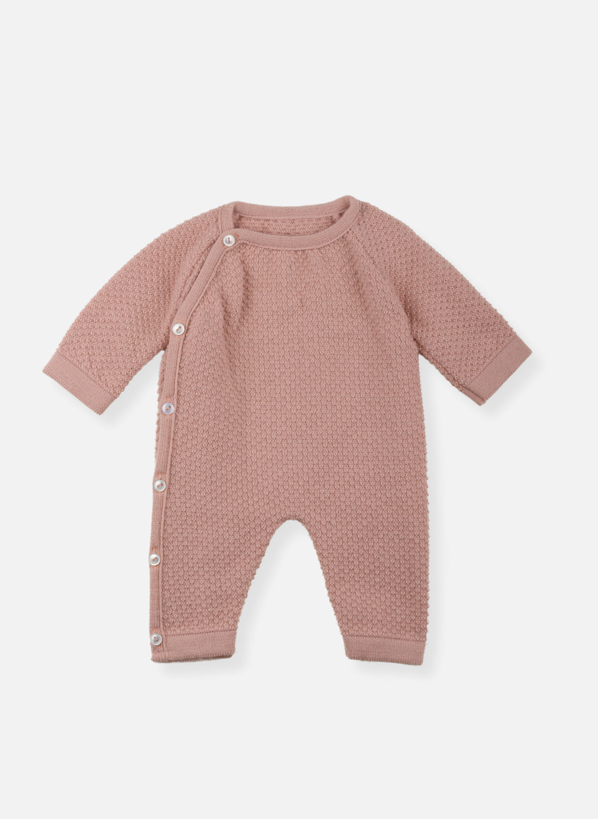 Combinaison Nid D'Abeille - Rose Misty