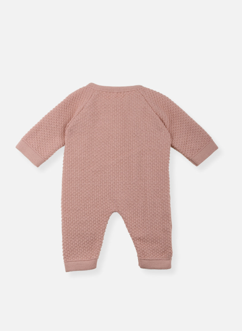 Combinaison Nid D'Abeille - Rose Misty