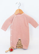 Combinaison Nid D'Abeille - Rose Misty