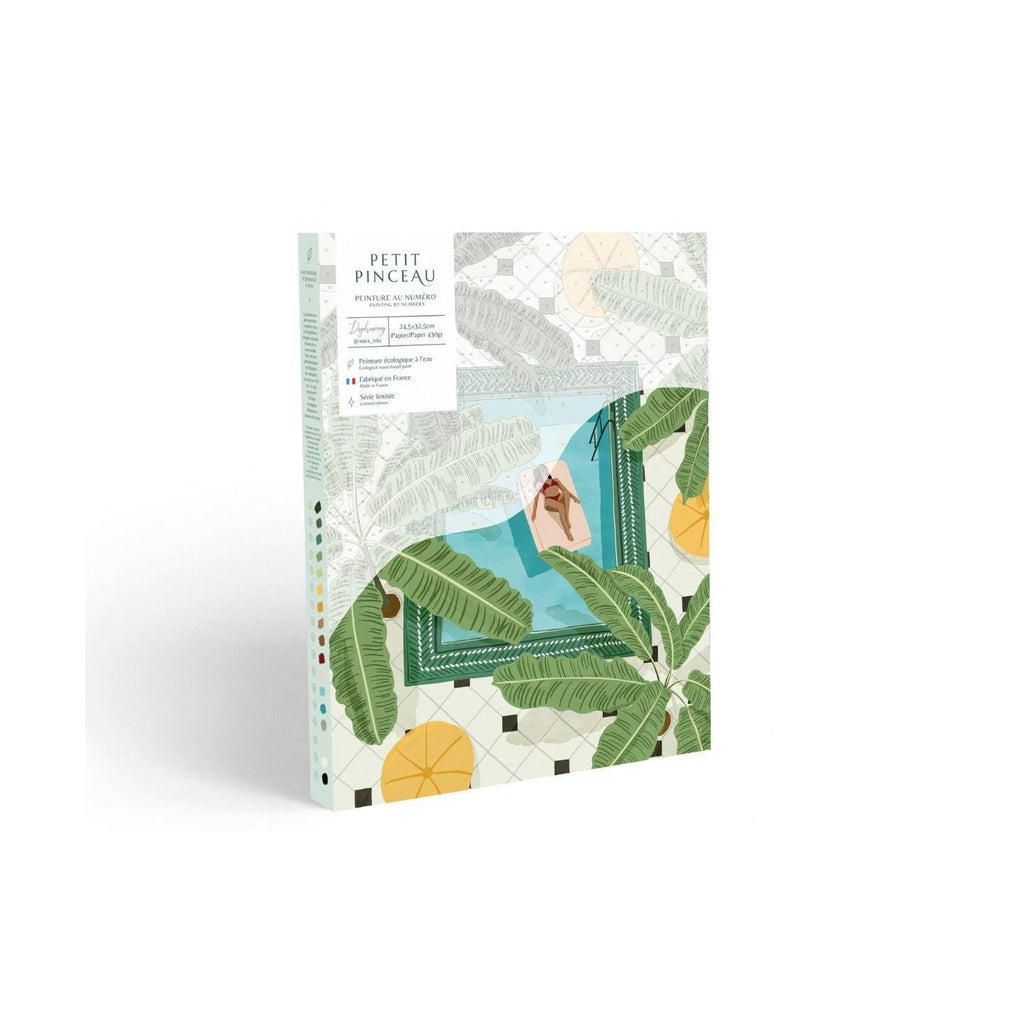 Coffret Peinture Au Numéro - Petit Pinceau - Daydreaming Par Nora Dong