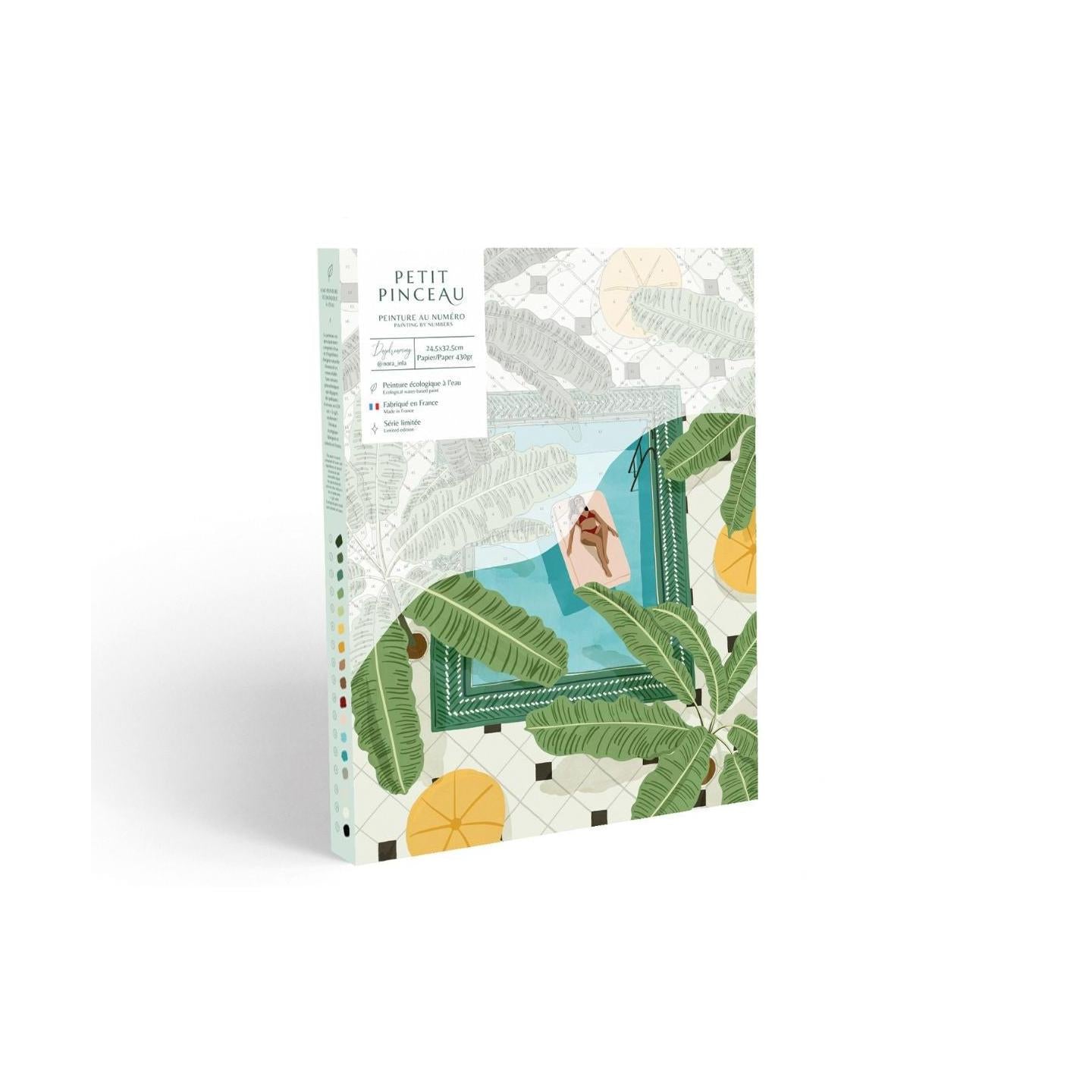 Coffret Peinture Au Numéro - Petit Pinceau - Daydreaming Par Nora Dong