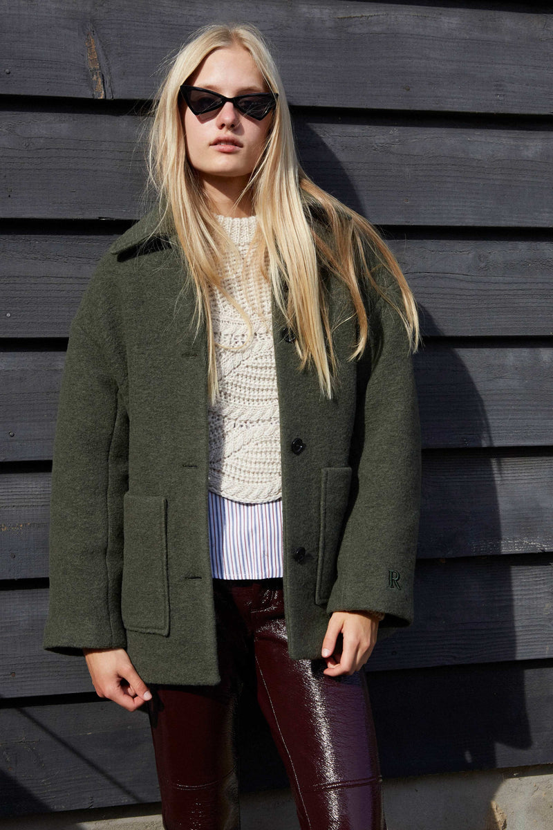 Carlota Albert coat KHAKI