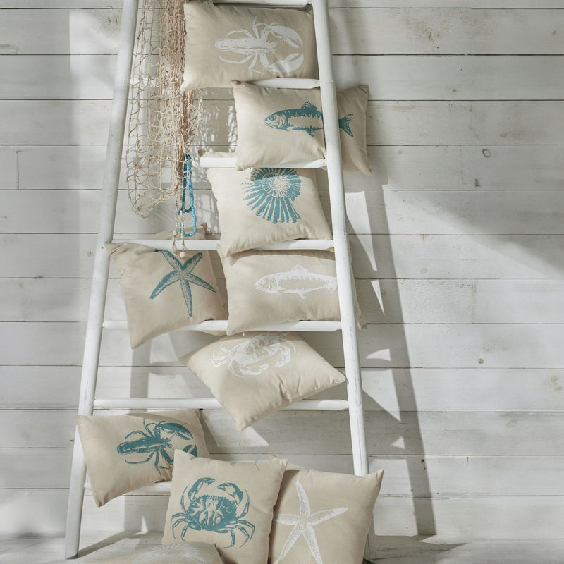 Coussin - Beach House - Blanc