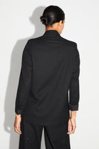 Blazer Ema Noir Éclat Fabriqué En Italie