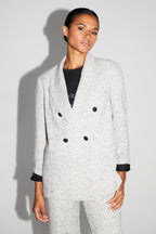 Blazer Ema Laine Granito Fabriqué En Italie