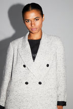 Blazer Ema Laine Granito Fabriqué En Italie