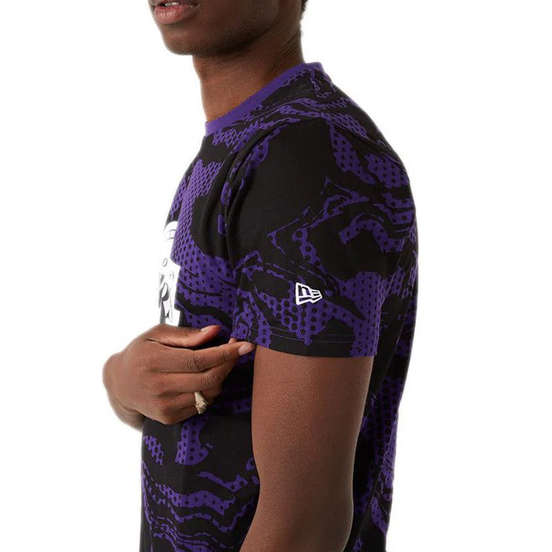 Tee-Shirt New Los Angeles Lakers Oil Slick Print