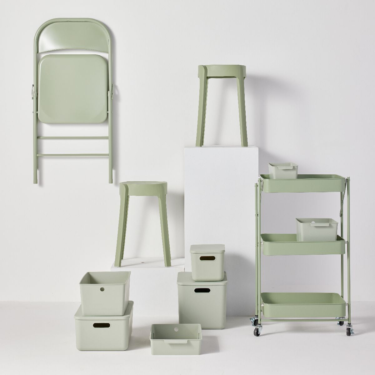 Panier De Rangement - Vert