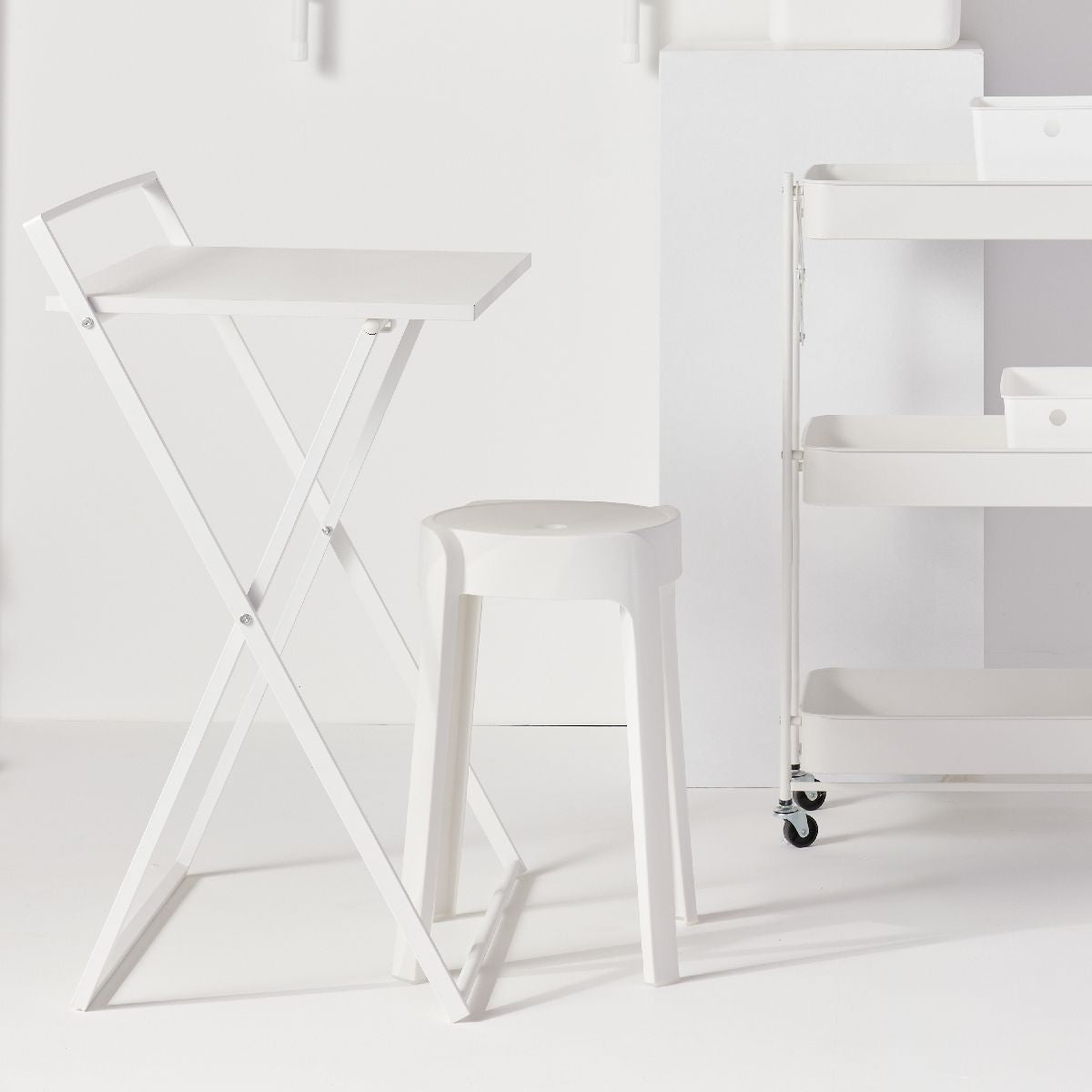 Compact Desk - White