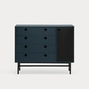 Point - Commode - Bleu Foncé & Noir