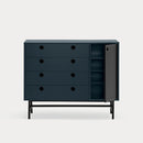 Point - Commode - Bleu Foncé & Noir