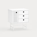 Point - Table De Chevet - Blanc